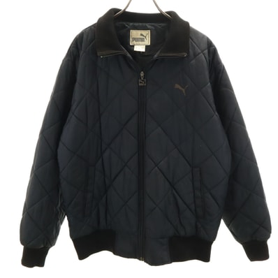 PUMA プーマ キルティング ブルゾン O ブラック