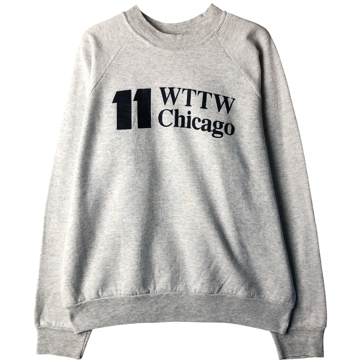 古着 90年代 オニータ ONEITA POWER-SWEATS WTTW Chicago プリントスウェットシャツ トレーナー USA製 メンズXL相当 ヴィンテージ/eaa597675