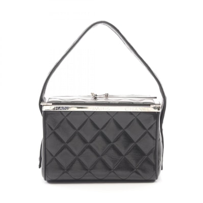 シャネル CHANEL マトラッセ ハンドバッグ バッグ ラムスキン(羊革) レディース ブラック系 【中古】
