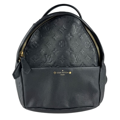 ルイ ヴィトン LOUIS VUITTON リュック モノグラムアンプラント ソルボンヌ モノグラムアンプラント ブラック ゴールド レディース M44016【中古】 z8871