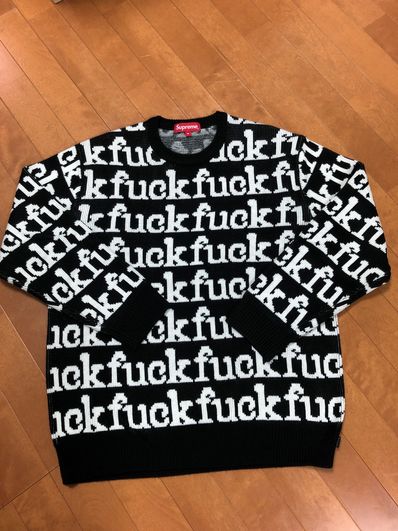 Supreme Fuck Sweater "Black"
