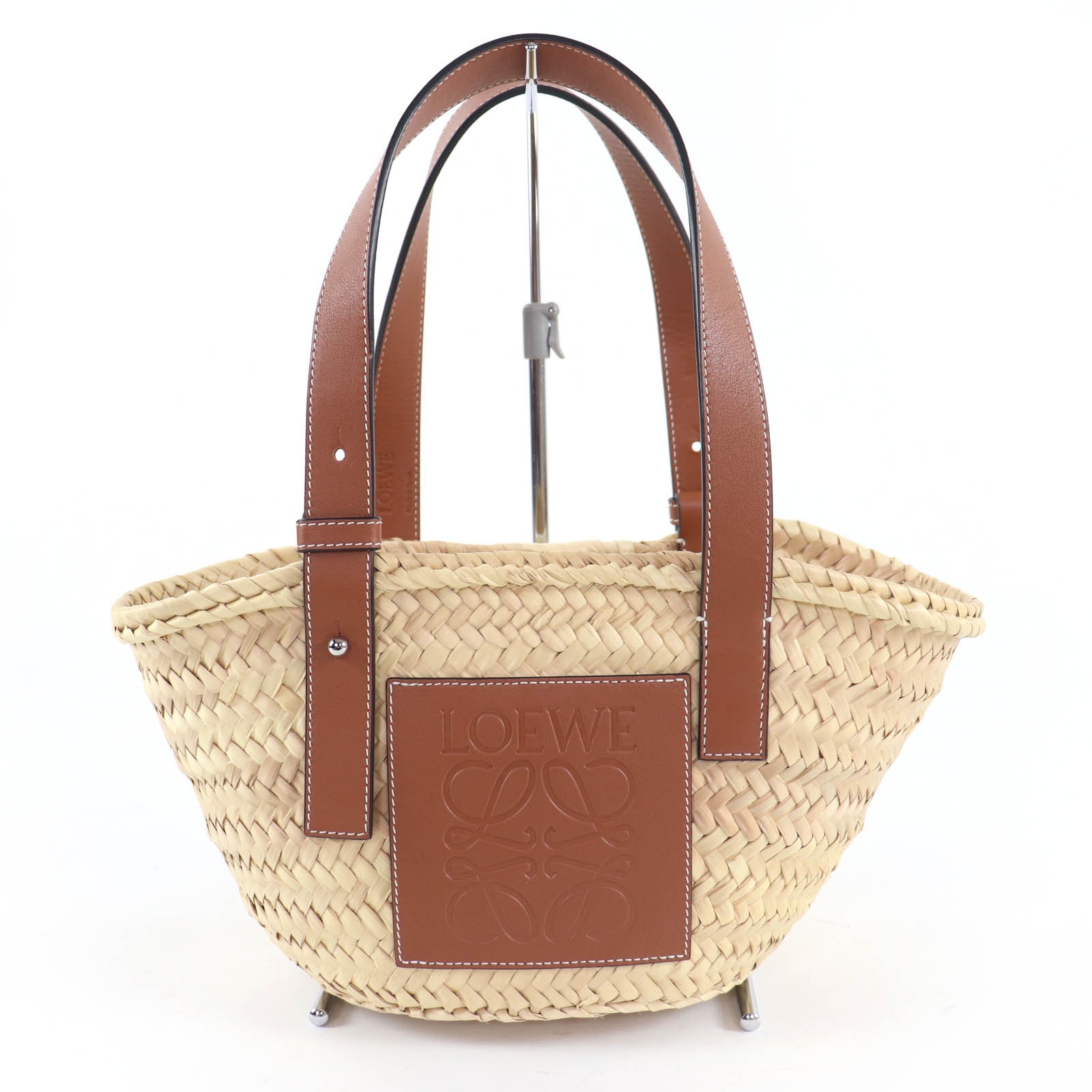 極美品 ロエベ バスケット スモール ハンドバッグ 327.02.S93