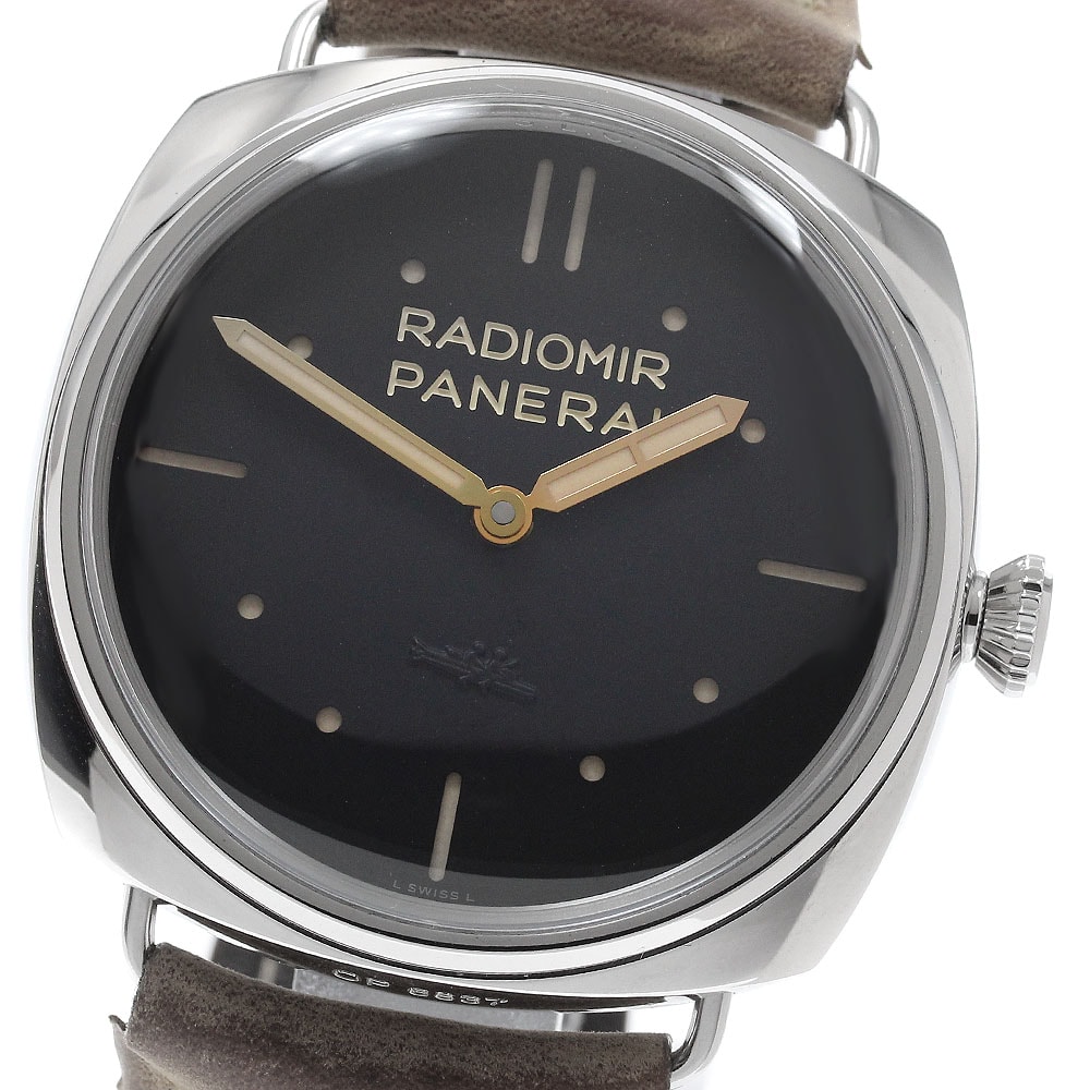 ☆美品 パネライ ラジオミール S.L.C PAM00425 メンズ 【中古】