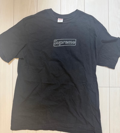 Supreme 2002 Kaws Box Logo Tee "Black"