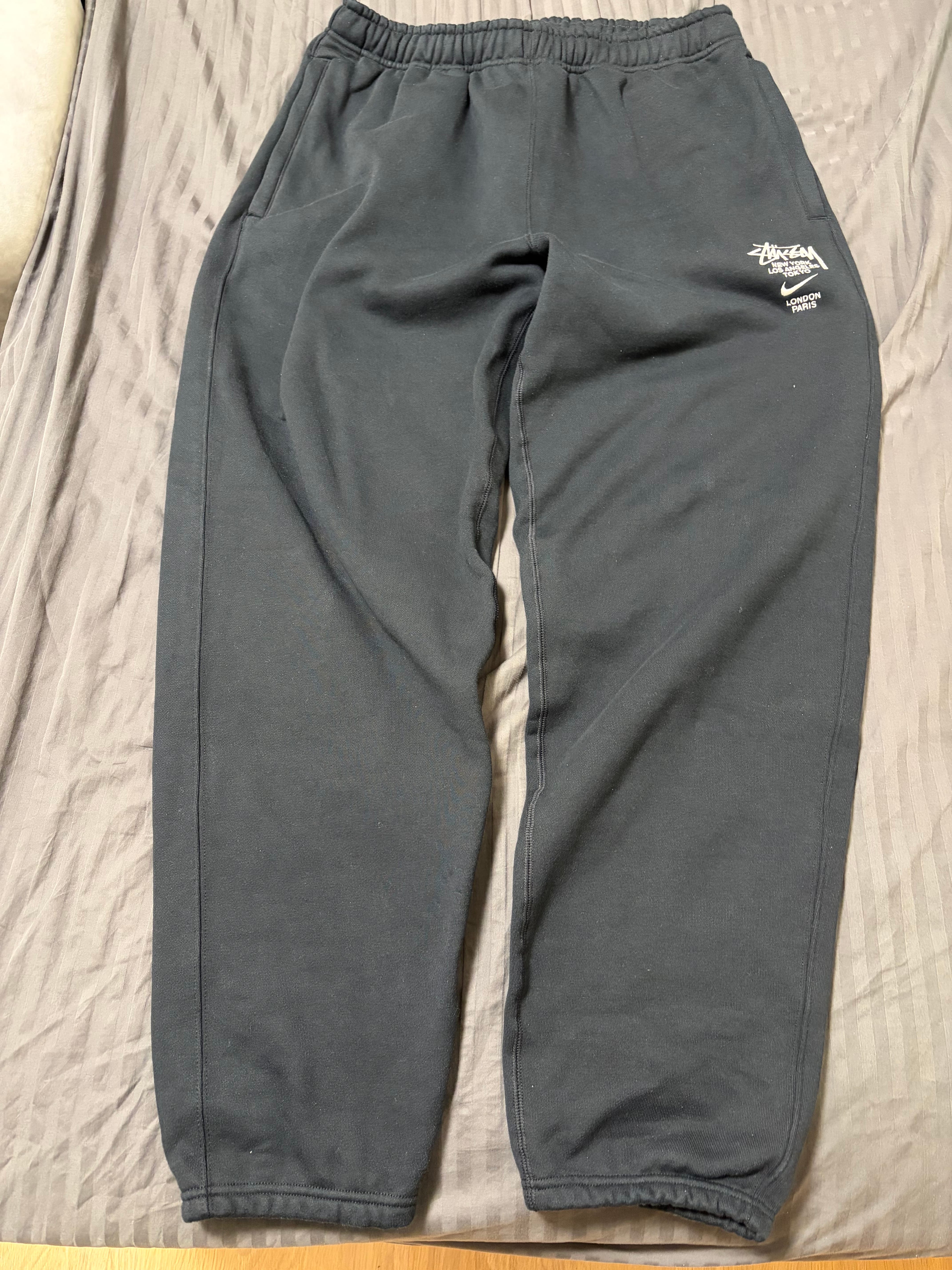 Nike x Stussy International Sweatpants (US Size) "Black" DC4227-010