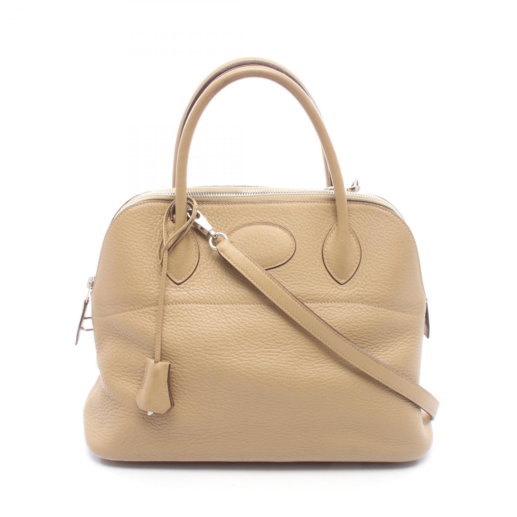 エルメス HERMES ボリード31 2WAY ハンドバッグ バッグ レザー トリヨンクレマンス トリヨンクレマンス トレンチ □L刻印(2008年製造) レディース ブラウン系 【中古】