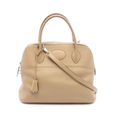エルメス HERMES ボリード31 2WAY ハンドバッグ バッグ レザー トリヨンクレマンス トリヨンクレマンス トレンチ □L刻印(2008年製造) レディース ブラウン系 【中古】