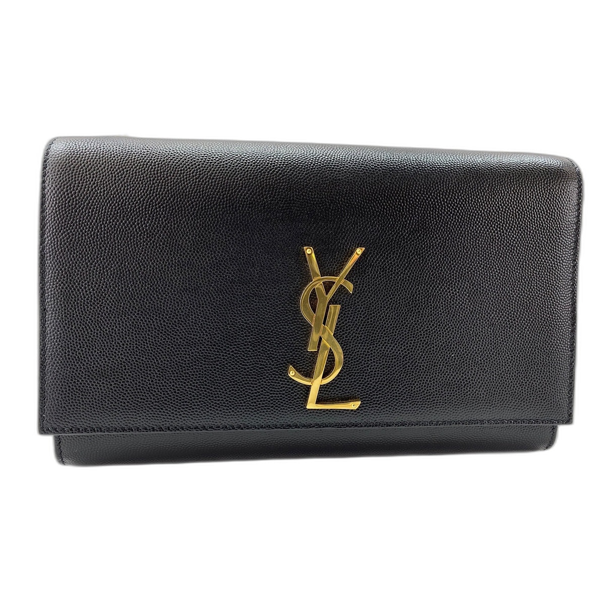 イヴ・サンローラン YSL レザー ケイトミディアム ショルダーバッグ【中古】