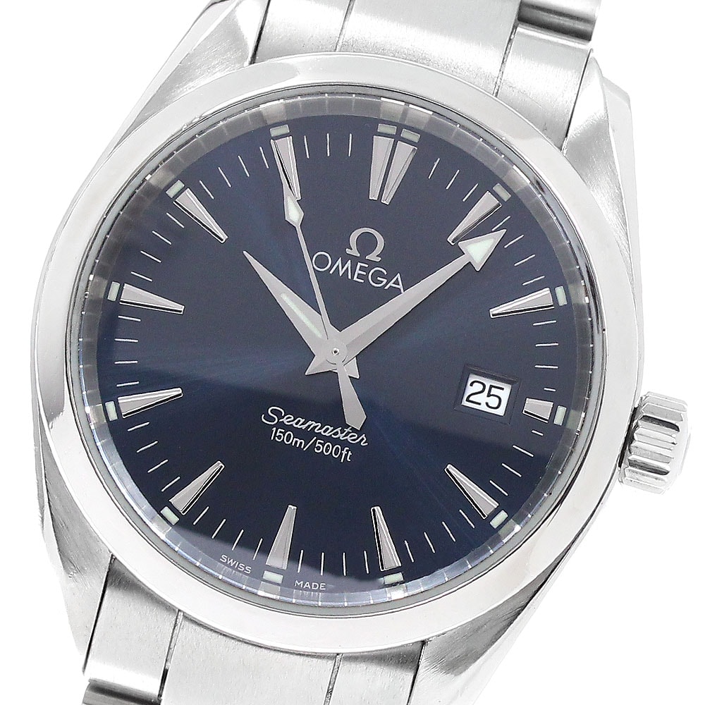オメガ シーマスター アクアテラ デイト 2518.80 ボーイズ 【中古】