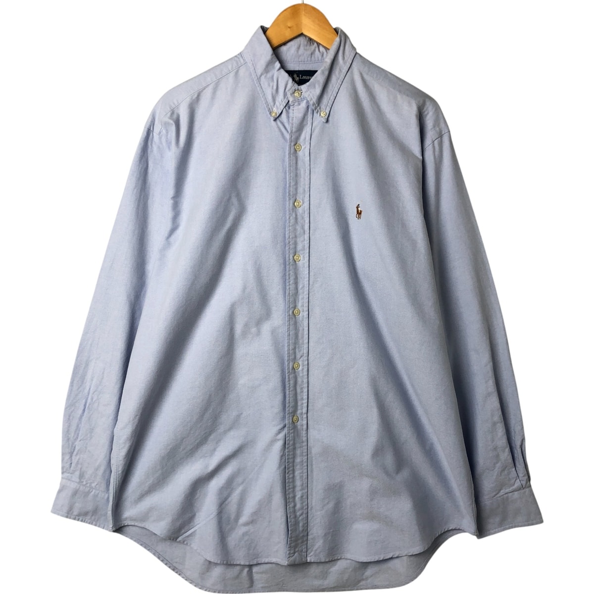 古着 ラルフローレン Ralph Lauren BLAKE 長袖 ボタンダウンシャツ メンズL相当/eaa509398