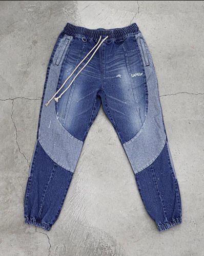 SAPEur DENIM TRACK PANTS "Indigo"