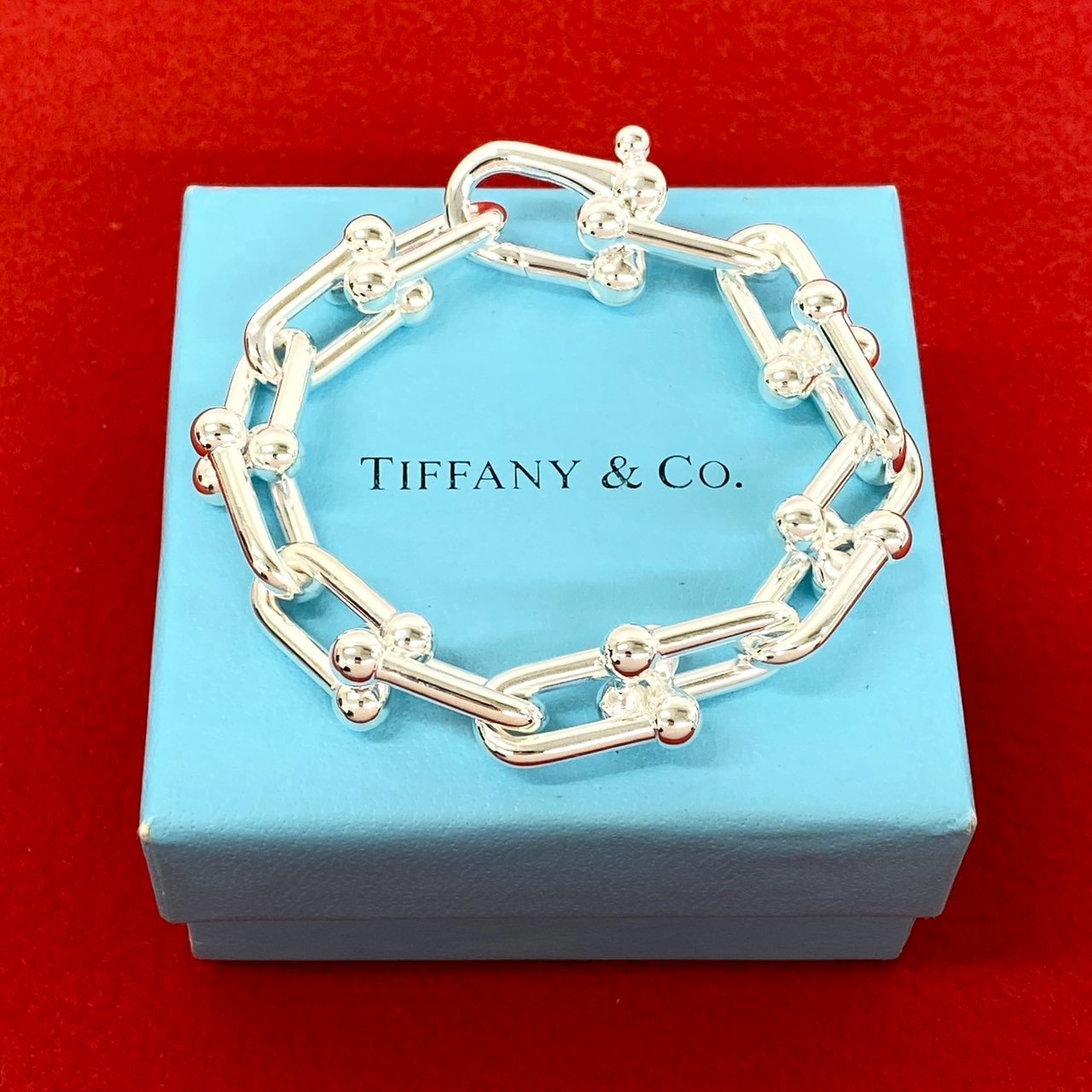 TIFFANY&Co. ティファニー ハードウェア ラージリンク 14コマ ブレスレット シルバー925 ブレスレット シルバー
75881