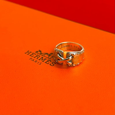 HERMES エルメス メキシコリング シルバー925 リング・指輪 10号 シルバー
92784