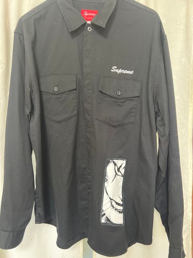 Supreme The Crow Work Shirt "Black"