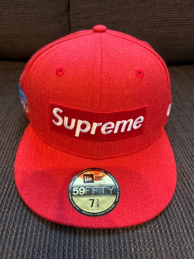 Supreme World Famous Box Logo New Era® "Red"