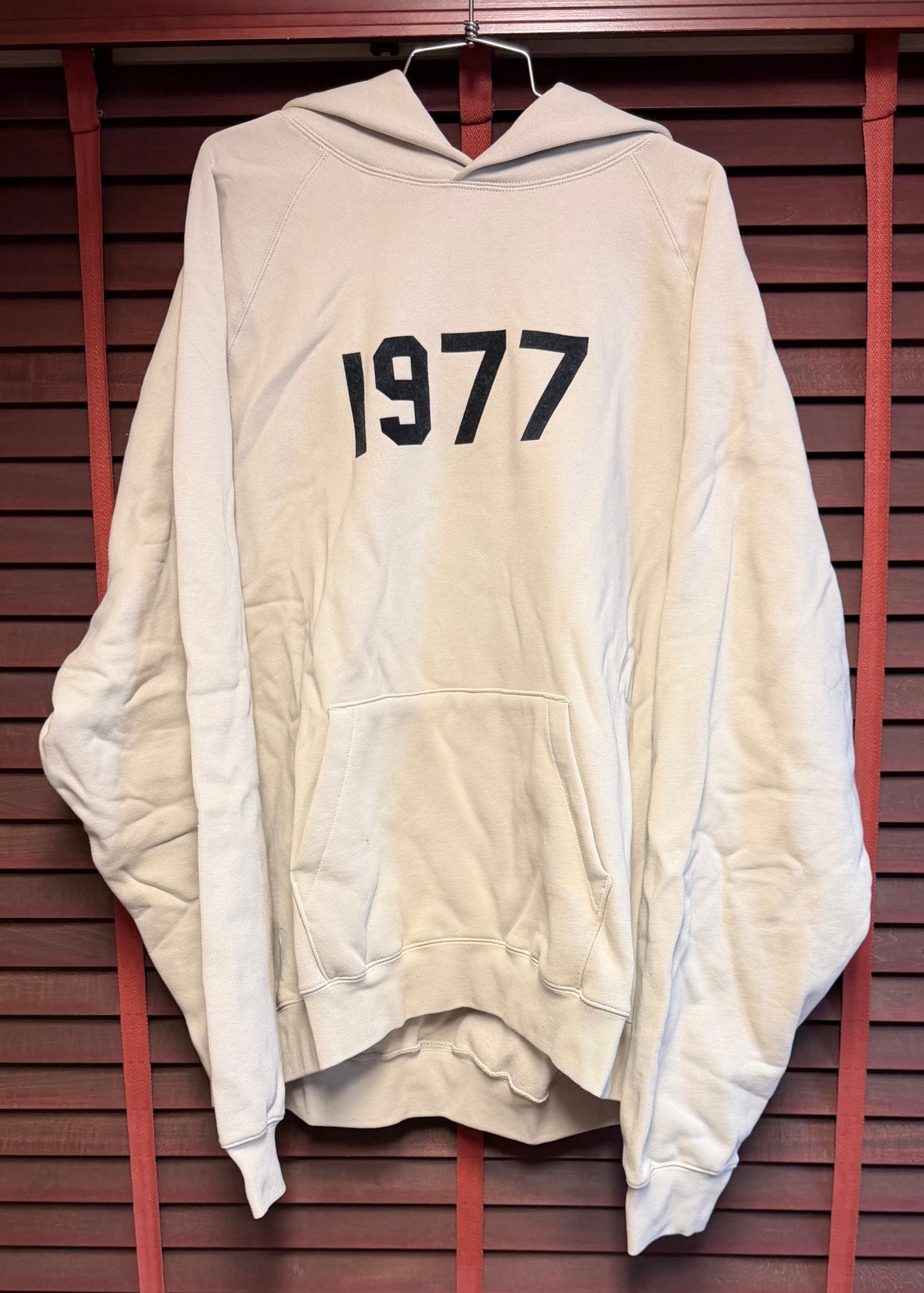 FEAR OF GOD ESSENTIALS 1977 HOODIE "Wheat"