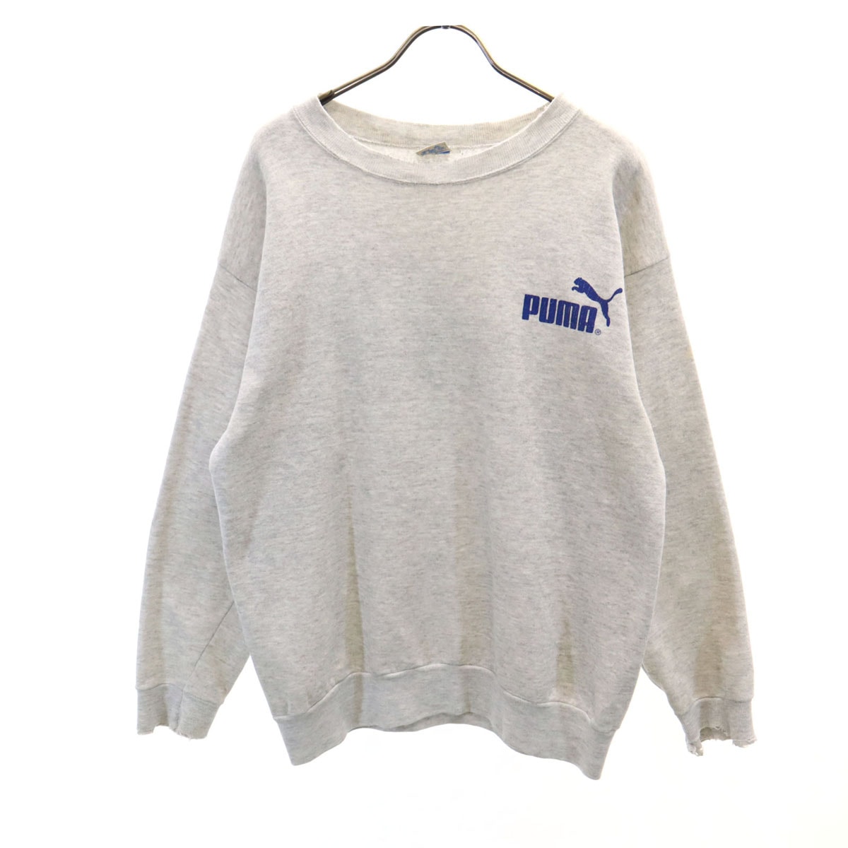 PUMA プーマ 80s 90s オールド 長袖 スウェット トレーナー L グレー