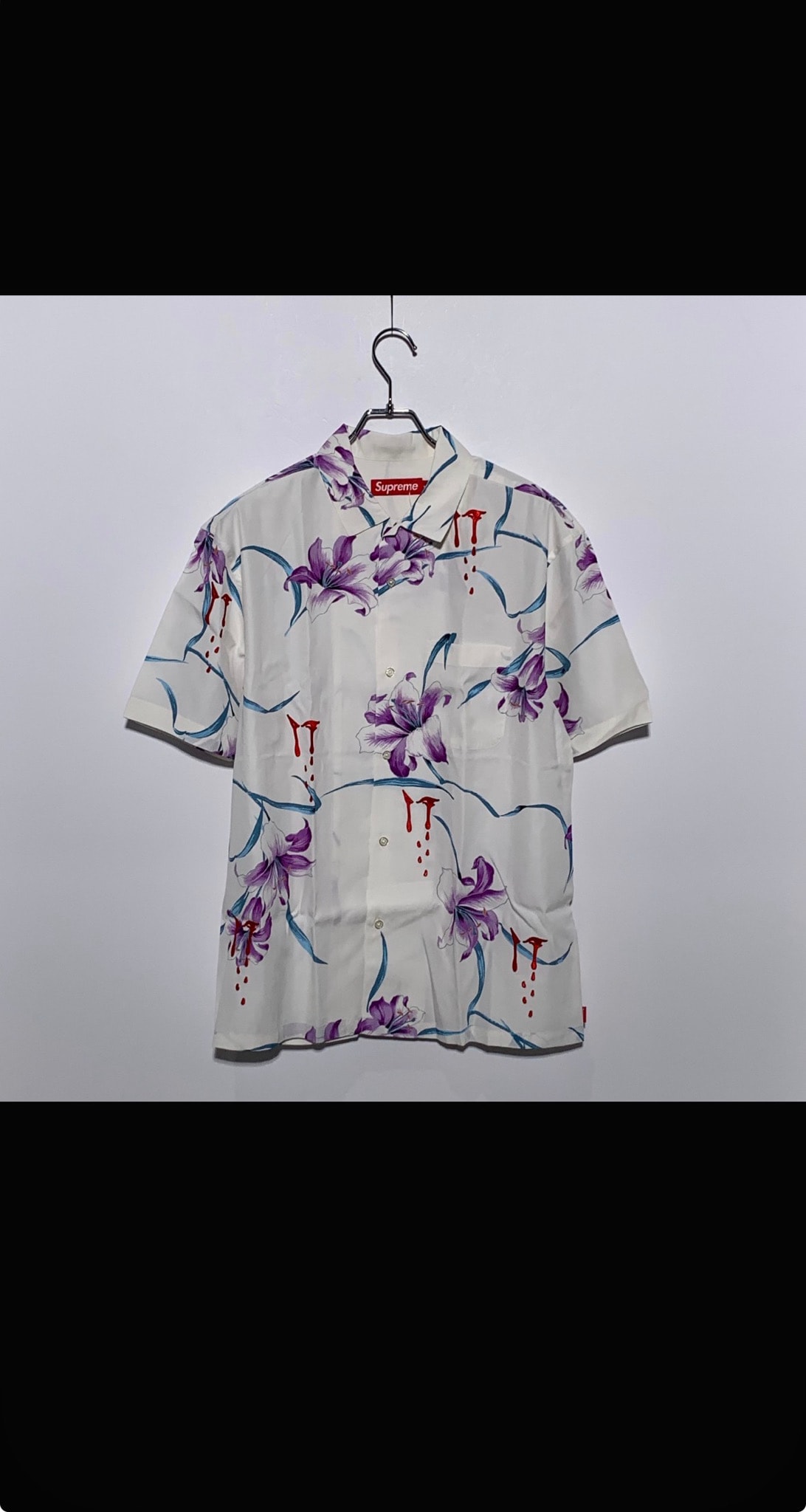 Supreme AOI Lilies S/S Shirt "White"