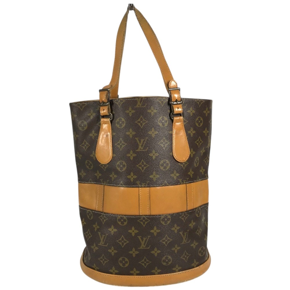 ルイヴィトン LOUIS VUITTON バケットGM バケツ バケット GM  T42236 モノグラム  USA アメリカ 限定 トートバッグ カバン がま口ポーチ付き ハンドバッグ モノグラムキャンバス ブラウン