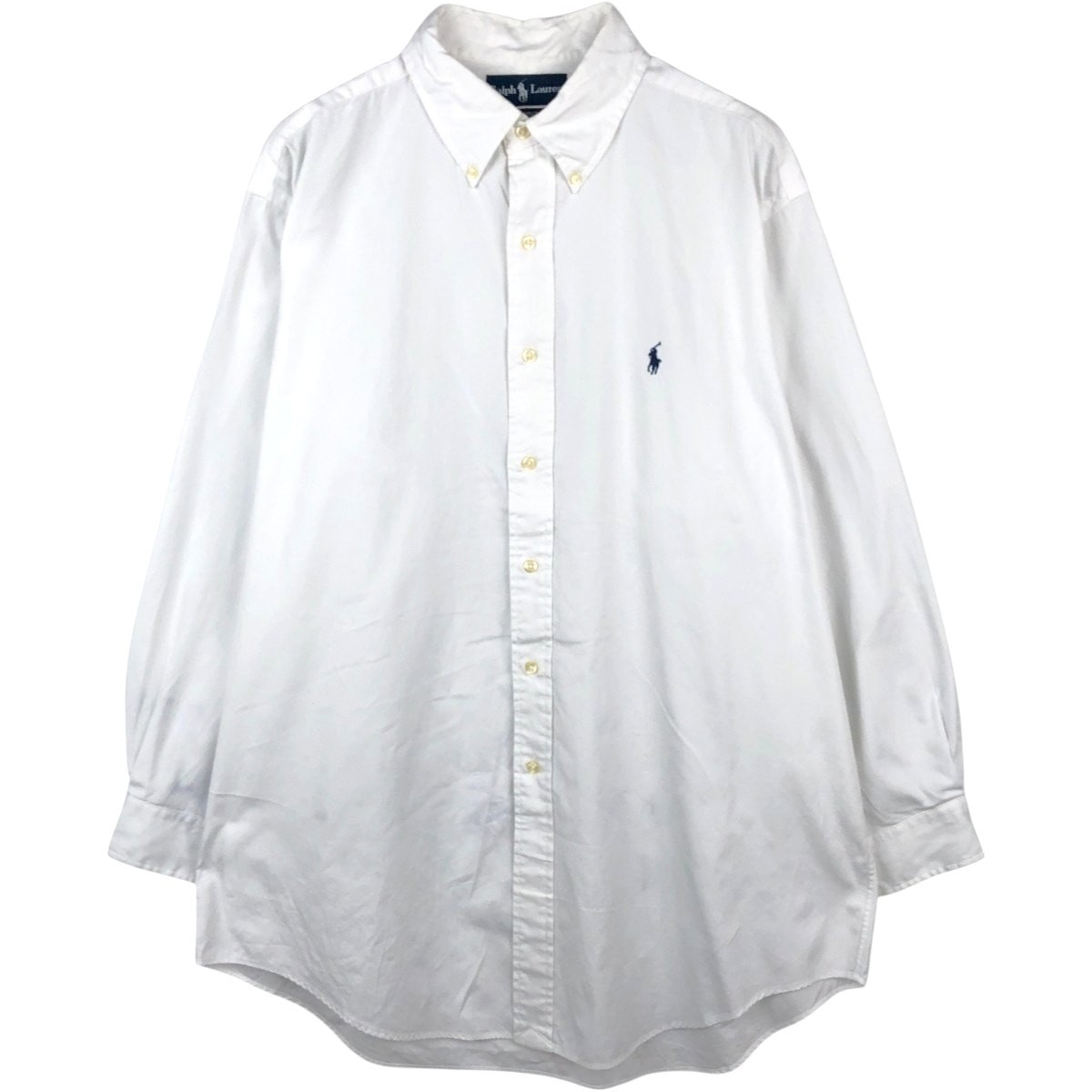 古着 ラルフローレン Ralph Lauren YARMOUTH 長袖 ボタンダウンシャツ メンズL相当/eaa672931
