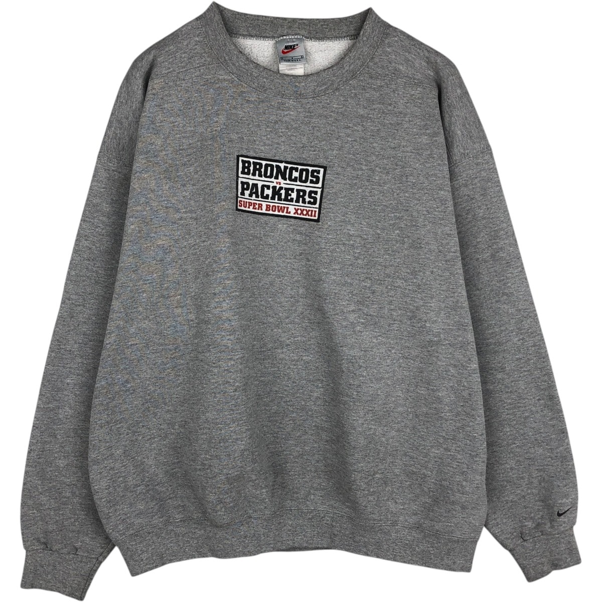 古着 90年代 ナイキ NIKE SUPER BOUL XXXII 第32回スーパーボウル プリントスウェットシャツ トレーナー USA製 メンズL相当 ヴィンテージ/eaa635023