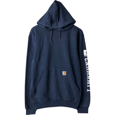 古着 カーハート Carhartt スウェットプルオーバーパーカー メンズS相当/eaa595697