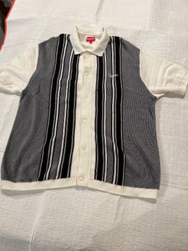 Supreme Stripe Button Up Polo