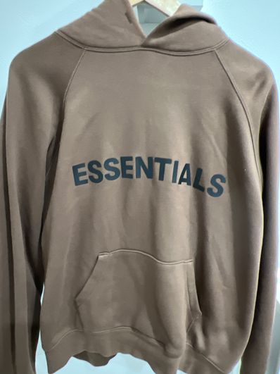 FEAR OF GOD ESSENTIALS / SSENSE 3D Silicon Applique Pullover Hoodie "Rain Drum"