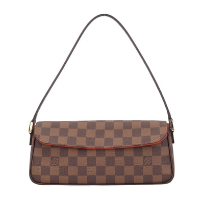 ルイヴィトン レコレータ ダミエ ショルダーバッグ ダミエキャンバス N51299 ブラウン レディース LOUIS VUITTON 中古
