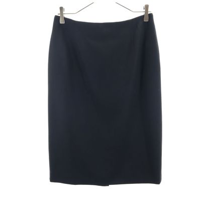 Christian Dior クリスチャンディオール ウールブレンド ミディ丈 タイトスカート 8 黒