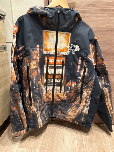 Supreme x The North Face Taped Seam Shell Jacket "Times square" NP52207I x NF0A82RK