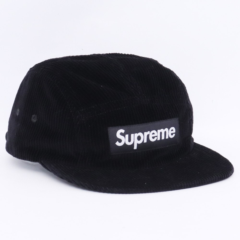 Supreme Corduroy Camp Cap "Black"