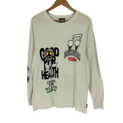 STYLE FACTS L/S TEE クルーネック プリント Tシャツ【1142683843273】
