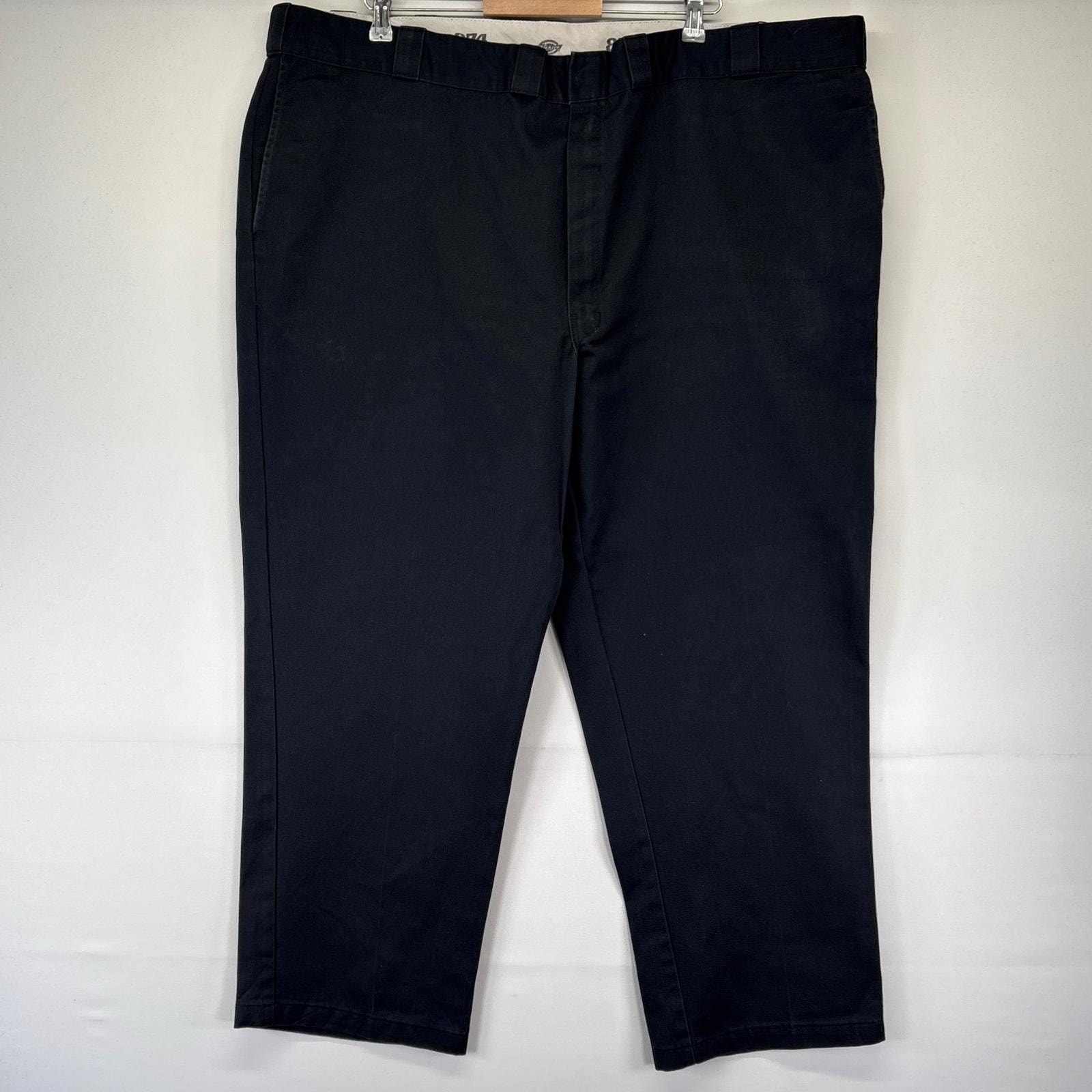 古着 ディッキーズ Dickies パンツ 874 チノパン ビッグサイズ 作業着 大きいサイズ テーパード W50×L30 ブラック系 メンズ