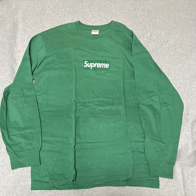 Supreme Box Logo L/S Tee "Green"