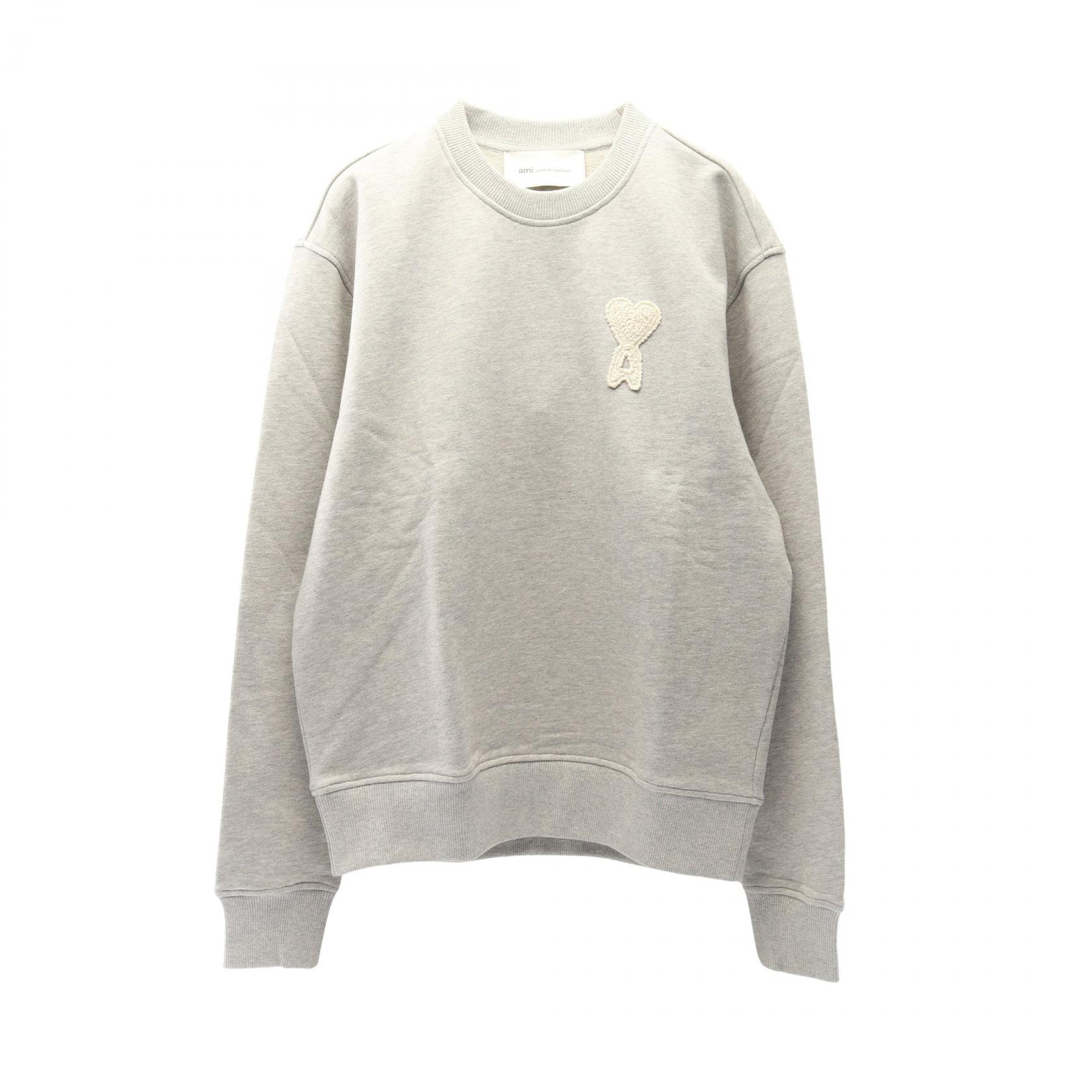 アミ AMI ロゴ スウェット 衣料品 トップス コットン メンズ レディース グレー系 USW787.730A161M 【新品】