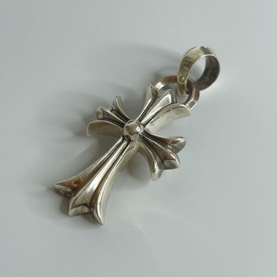 Chrome Hearts CH Cross Pendant Small / Plain Bail "Silver"