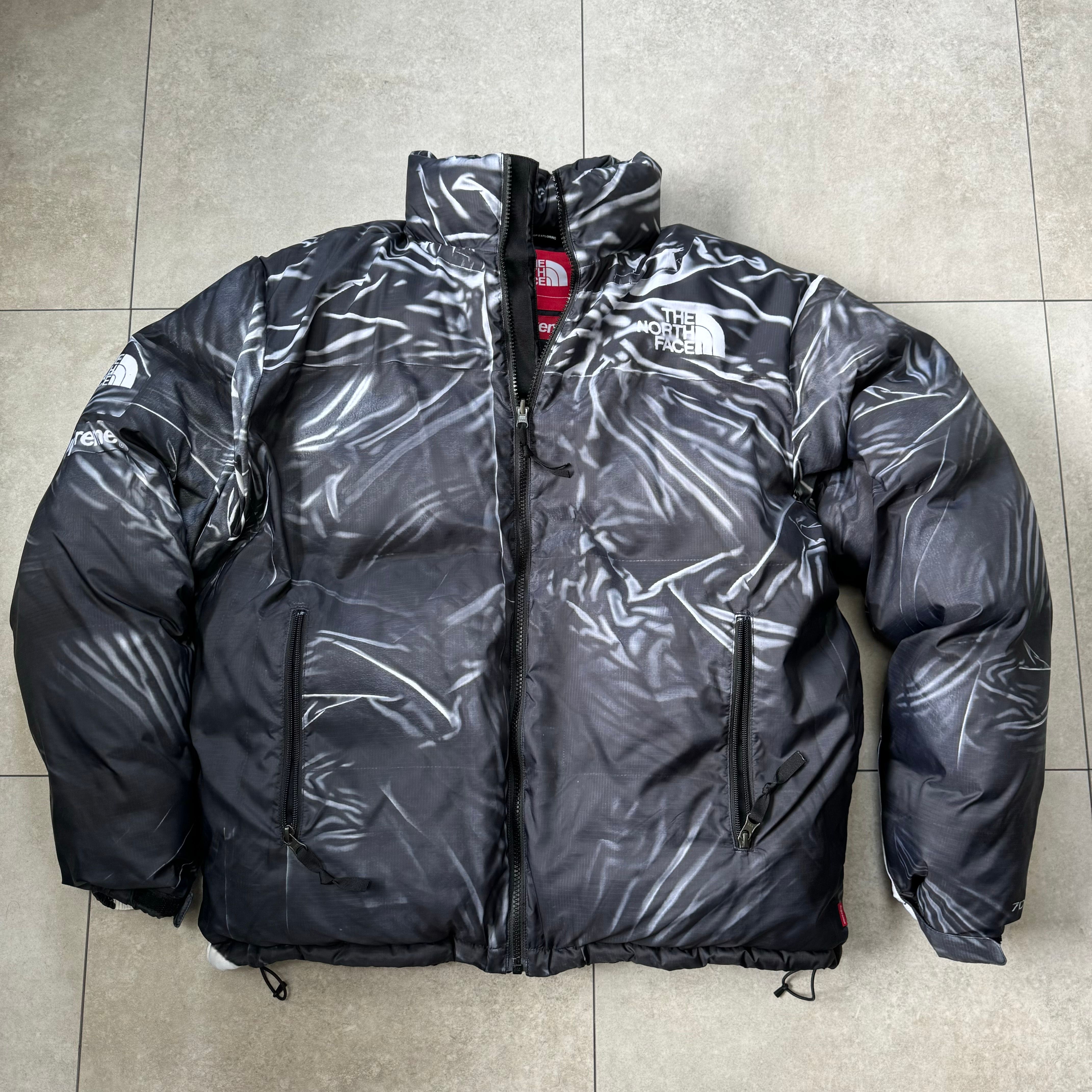 Supreme x The North Face Trompe Loeil Printed Nuptse Jacket "Black"