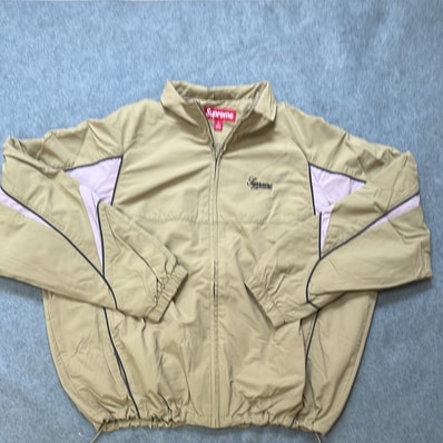 Supreme Contrast Piping Track Jacket "Tan"