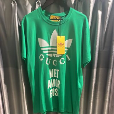 adidas Gucci Cotton Jersey T-Shirt "White"