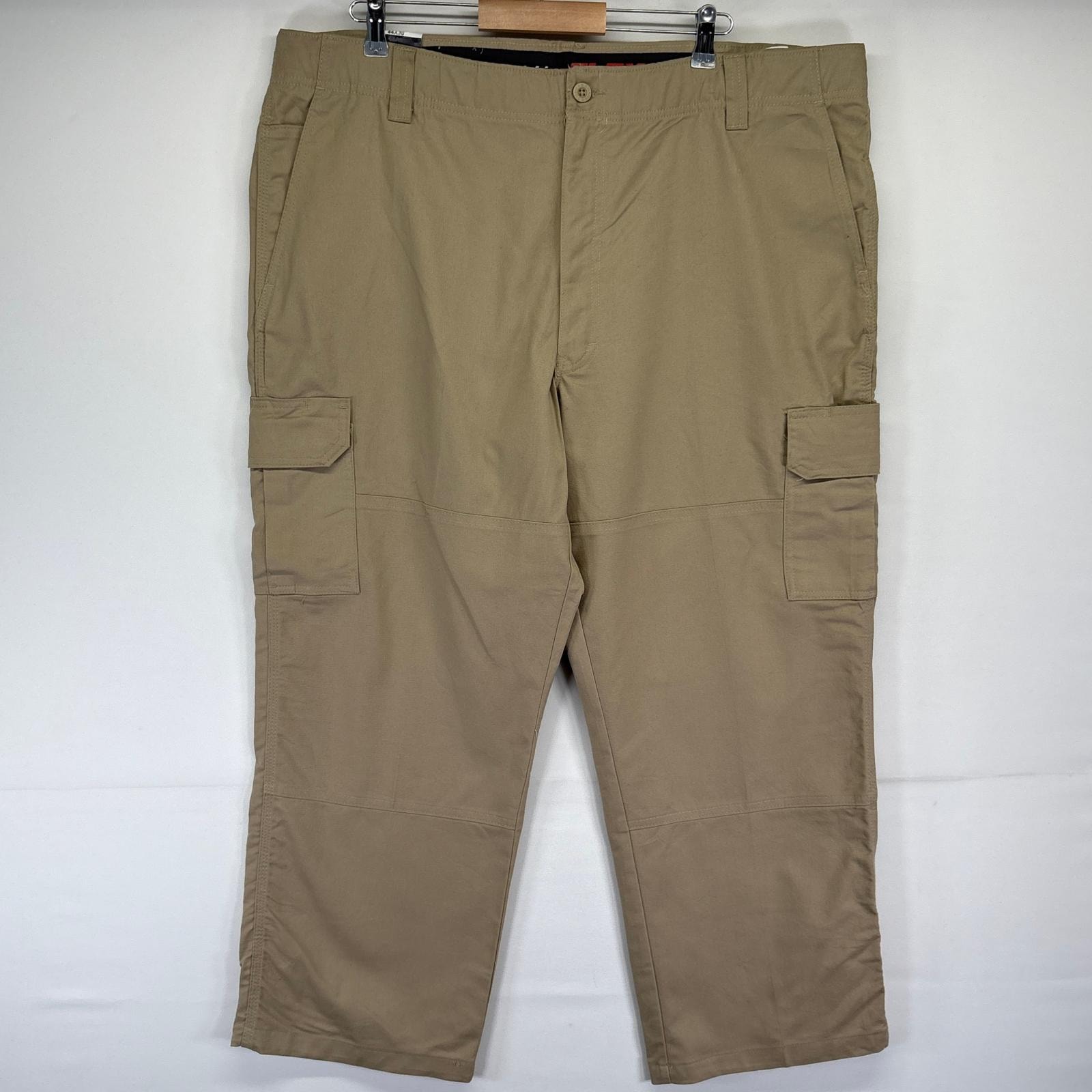 古着 ディッキーズ Dickies ワークパンツ デッドストック タグ付き カーゴ ワンポイントロゴ 長ズボン 大きいサイズ w44 L30  ベージュ系 メンズ