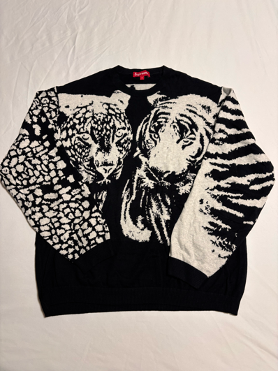 Supreme Big Cats Jacquard L/S Top "Black"