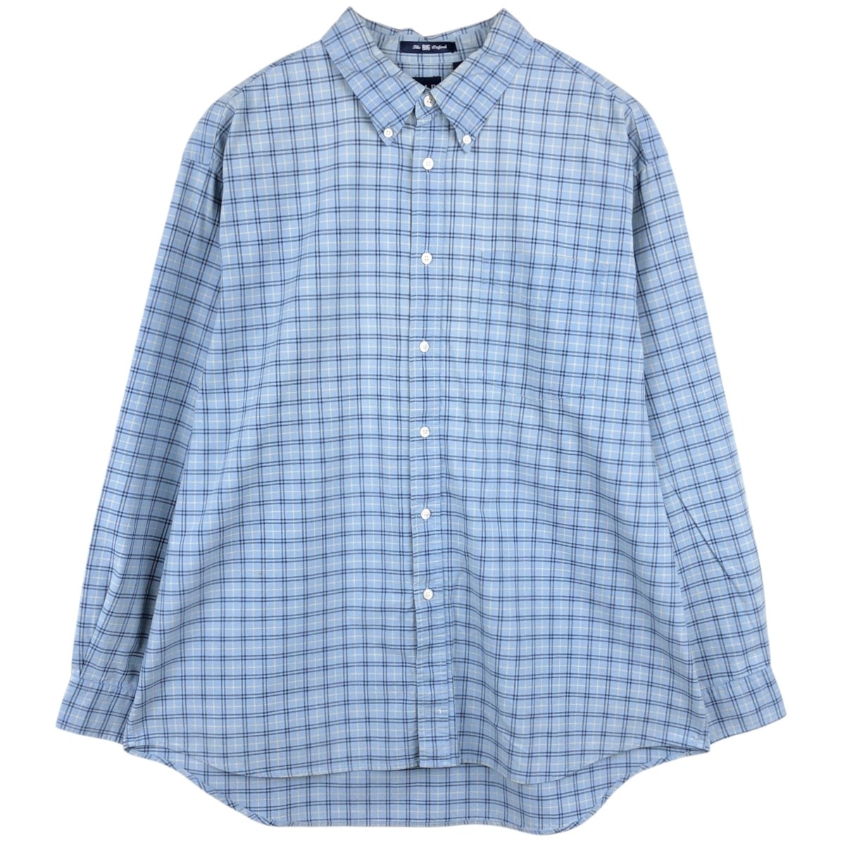 古着 90年代~ ギャップ GAP オールドギャップ The BIG Oxford 長袖 ボタンダウンチェックシャツ メンズXL相当 ヴィンテージ/eaa663024
