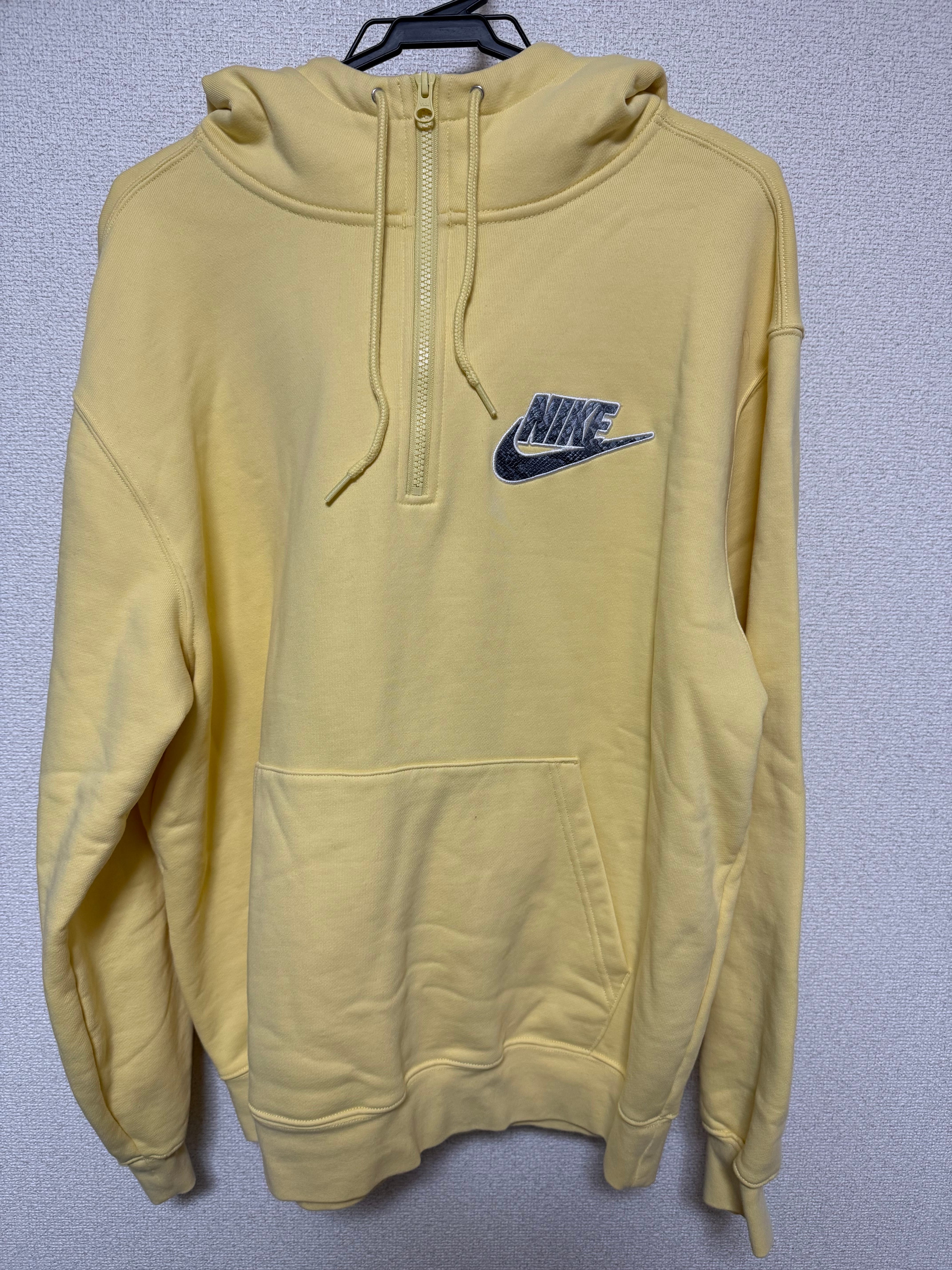 Supreme / Nike® Half Zip Hooded Sweatshirt "Yellow"