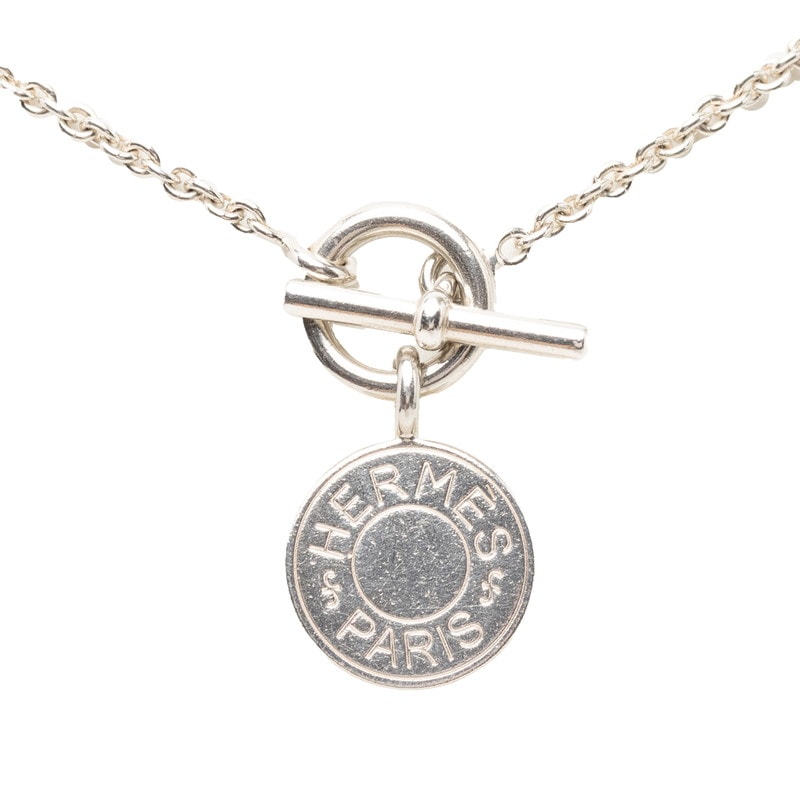 エルメス セリエ チェーン ペンダント ネックレス SV925 シルバー レディース HERMES 【中古】