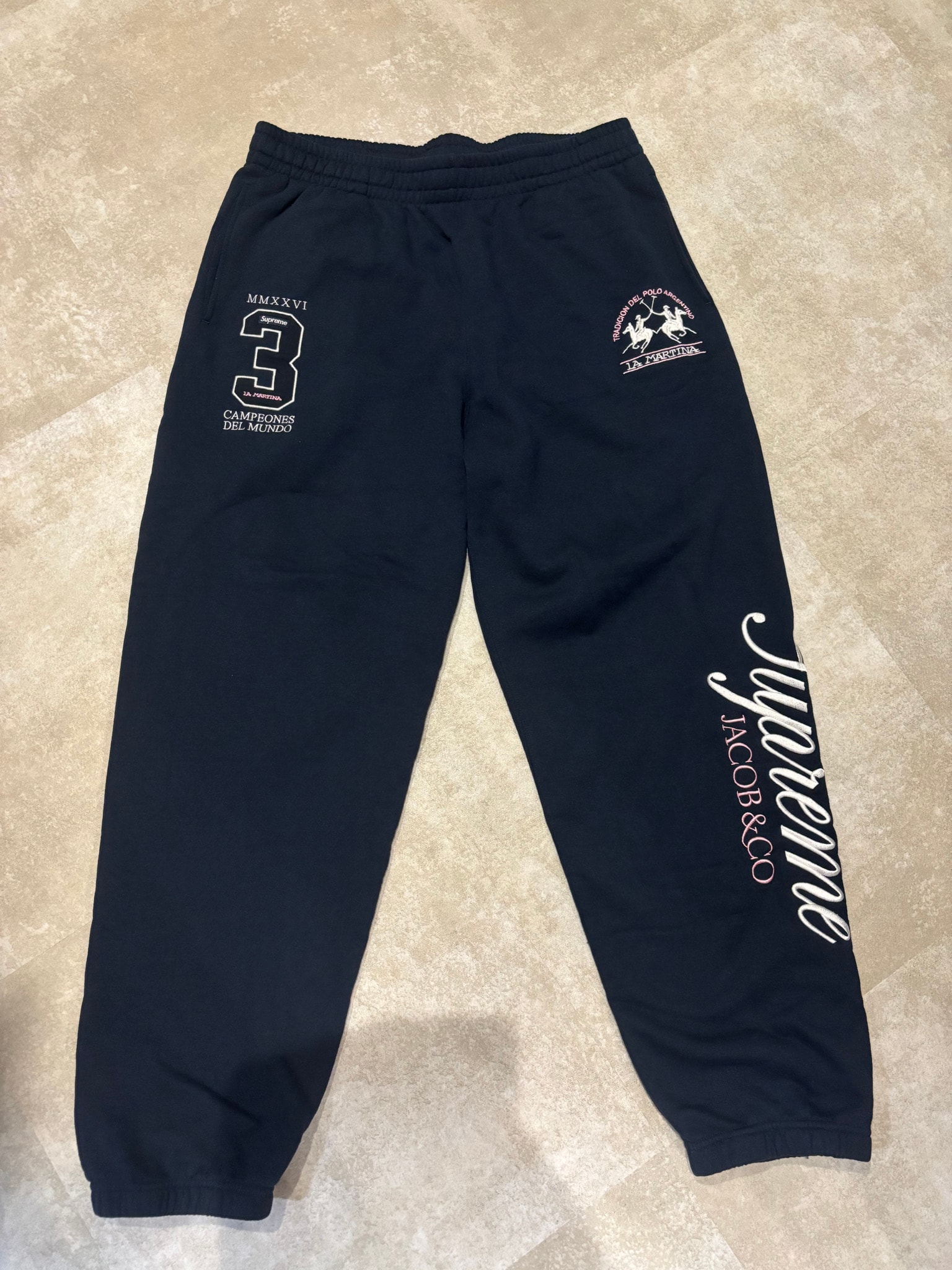 Supreme x La Martina Sweatpant "Navy"