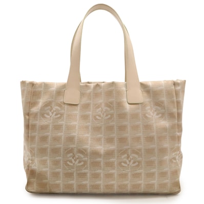 シャネルトートMM ニュートラベルライン A15991 トートバッグ