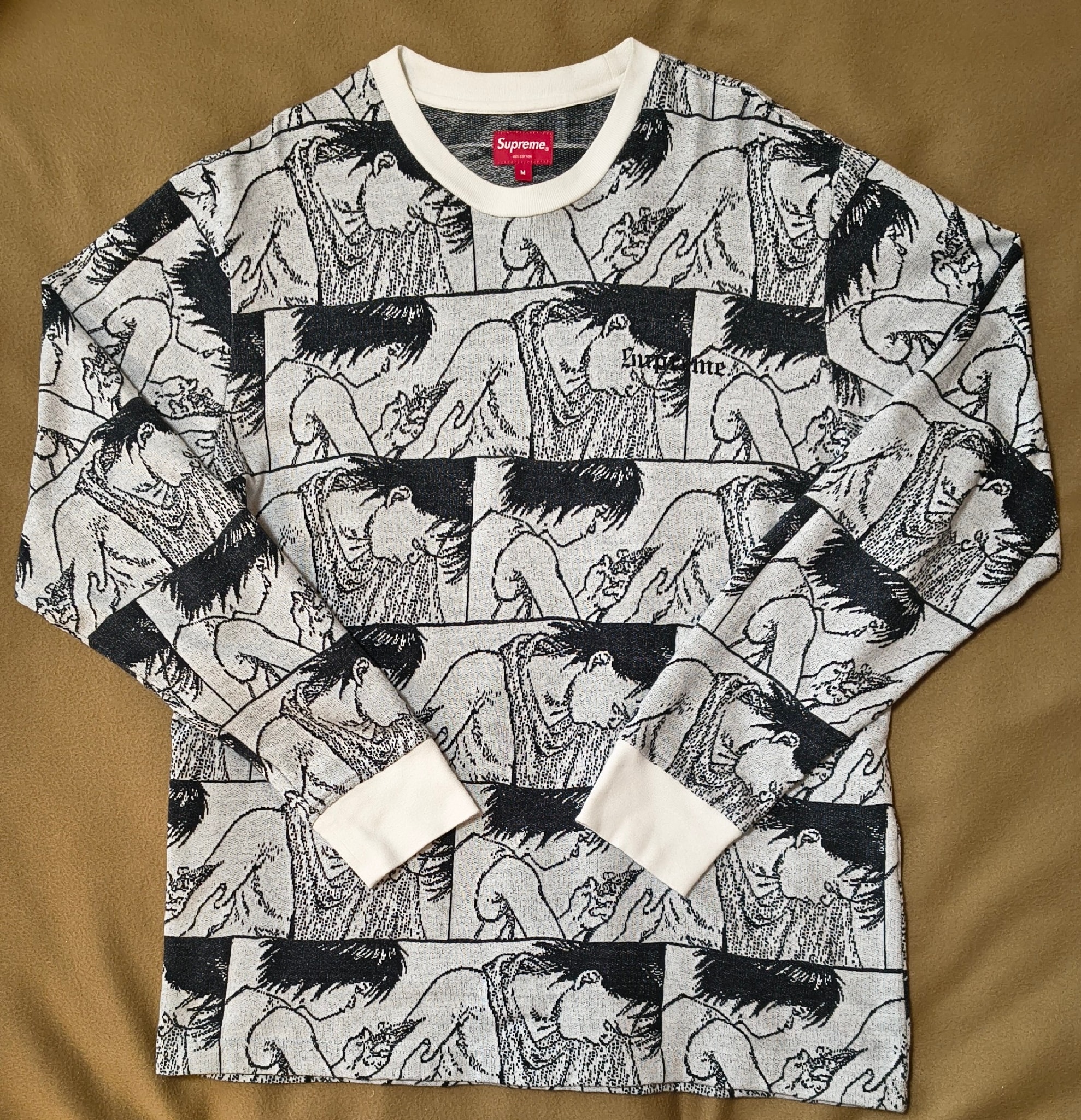 Supreme x AKIRA Syringe Jacquard LS Top "White"