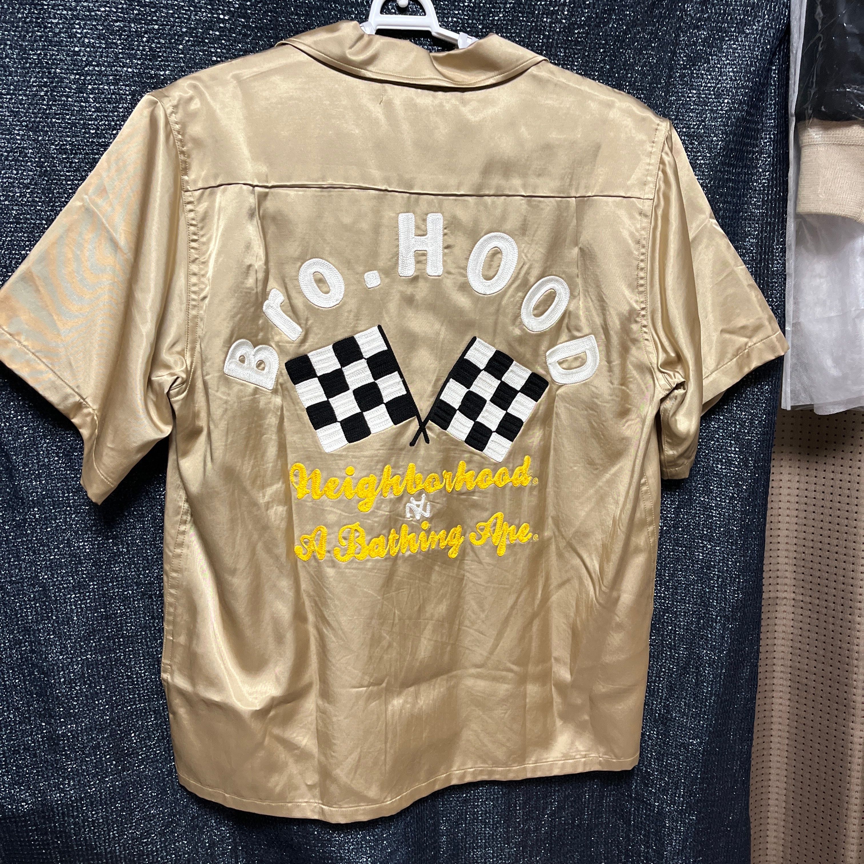 BAPE×ネイバーフッド ボーリングシャツ