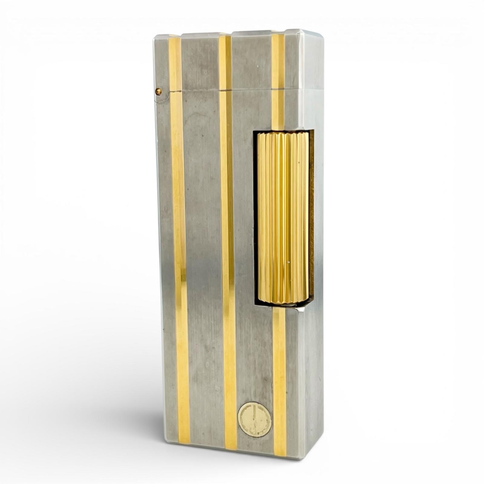 良品 ダンヒル ライター シルバー ゴールド メンズ